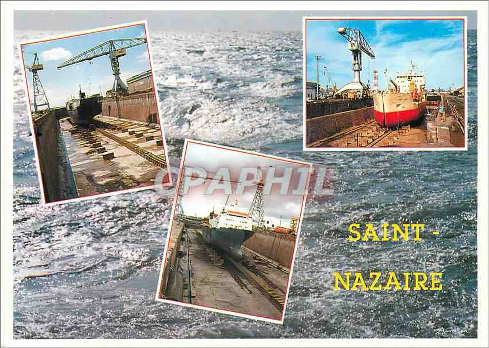 Saint-Nazaire — Werft — Éditions Andréa - Vorderseite
