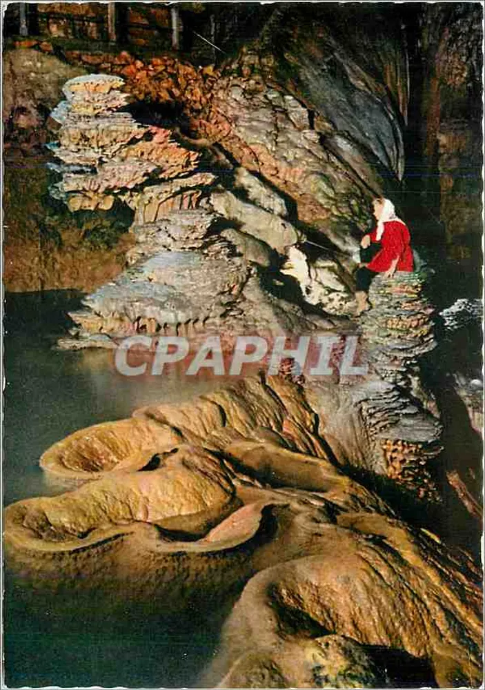 Gouffre de Padirac — Oberer See — Stalaktiten — Editions C. Taillefer - Vorderseite