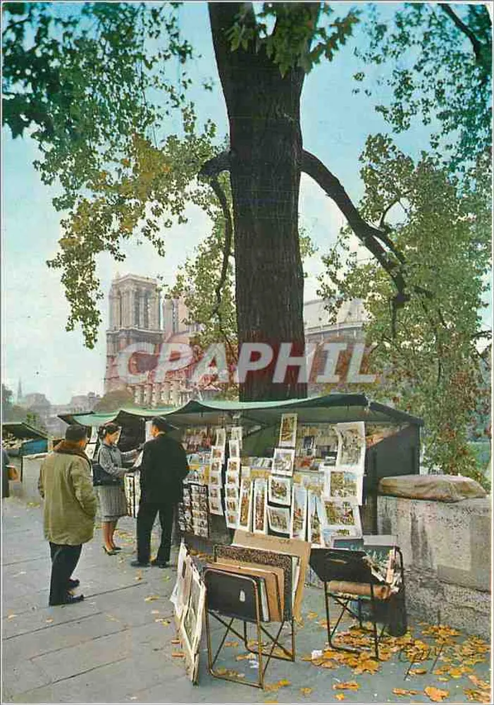 Paris und seine Wunder — Buchständer an den Ufern der Seine — Editions GUY - Vorderseite