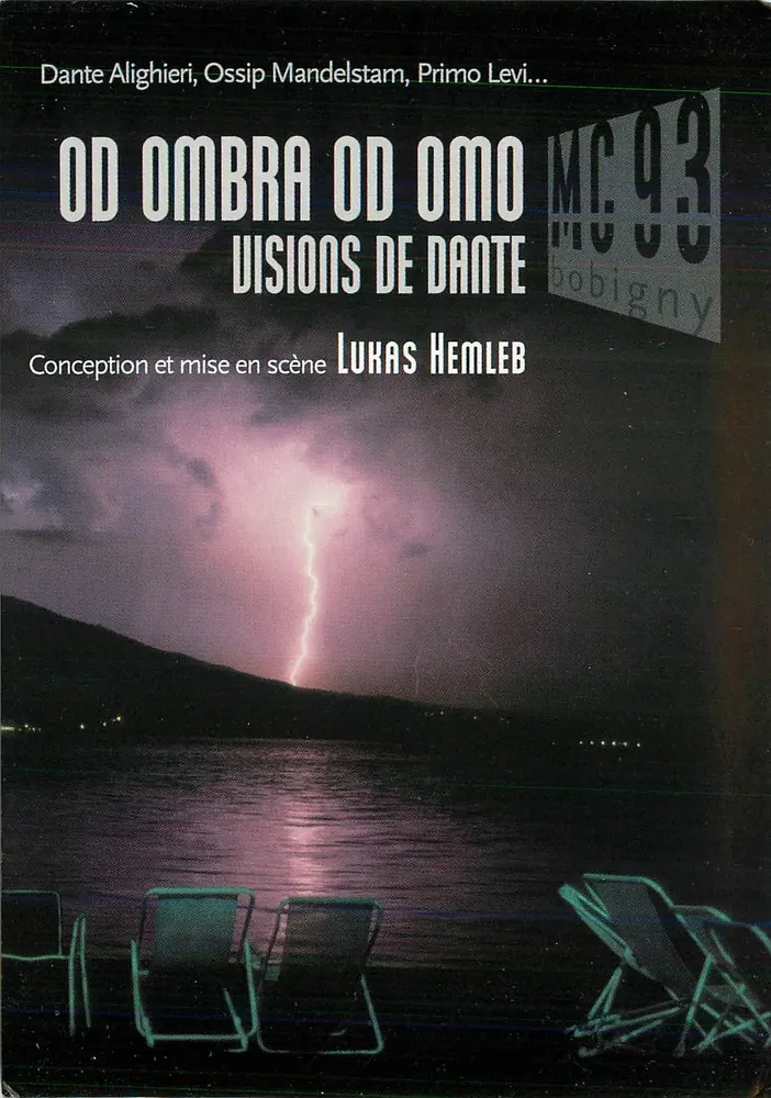Od ombra od omo — Visões de Dante — MC93 Bobigny - Frente