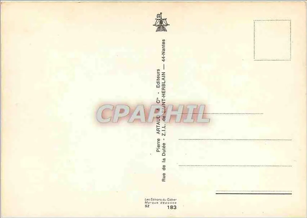 खाने वाला गधा — हास्य विज्ञापन — पियरे आर्टॉड & सी, नांतेस - पीछे