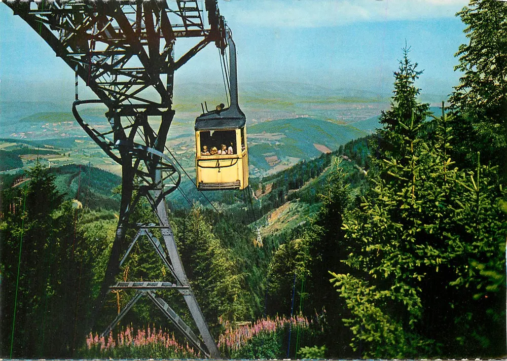 Freiburg im Breisgau — Schwebbahn zum Schauinsland (1286 m) — Kunzler, Nr. 727/16 - Vorderseite
