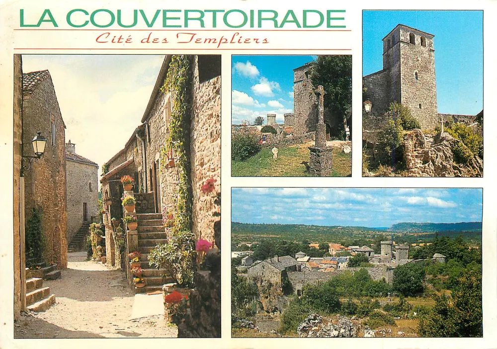 La Couvertoirade — Cidade dos Templários — S.A. APA-POUX - ALBI - Frente