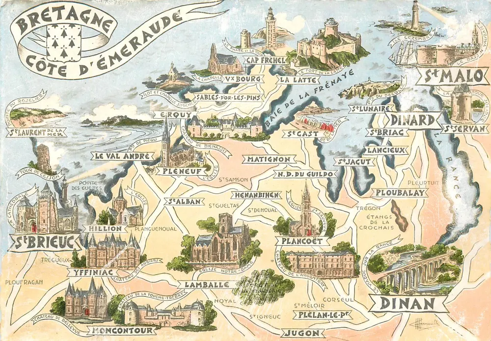 Bretagne - Côte d'Émeraude — Verleger Gaby, Nantes - Vorderseite