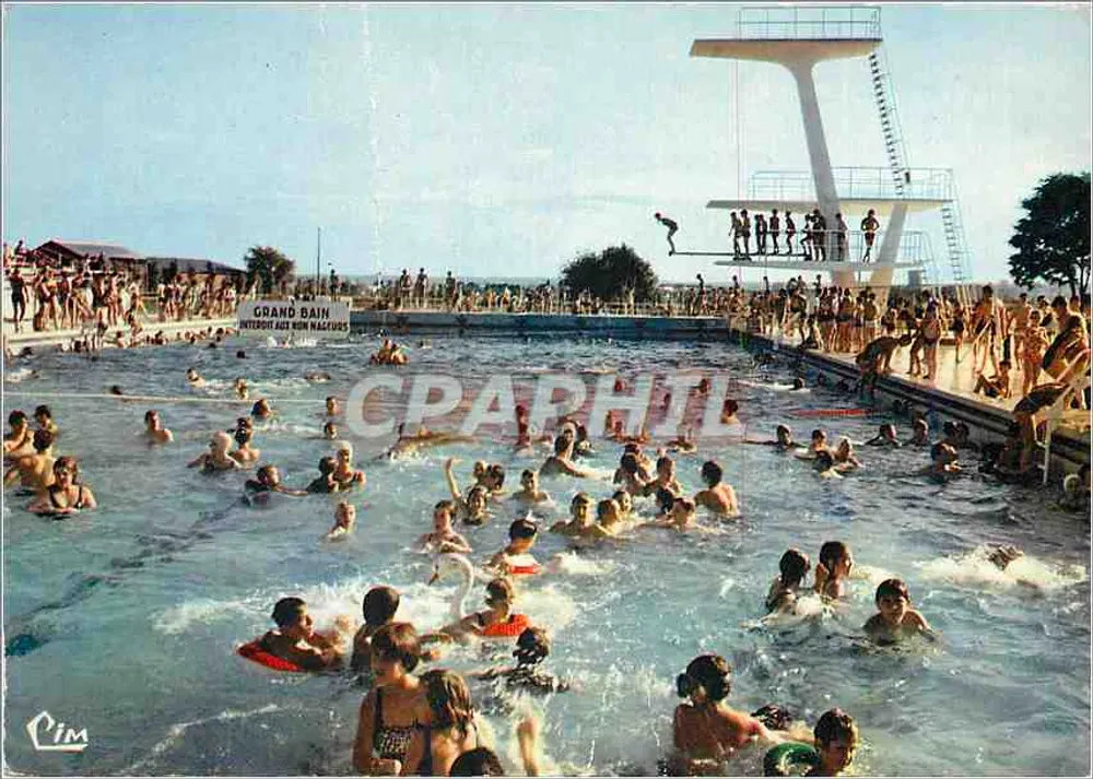 Grand Bain - Intérieur des Bains Masculins — Cim, éditeur - Frente