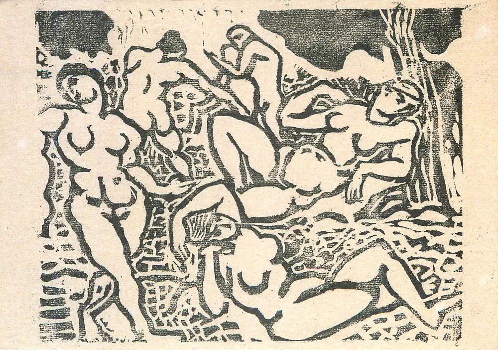 Nackte — Holzschnitte — André Derain, Museum of Modern Art, Lille Métropole - Vorderseite