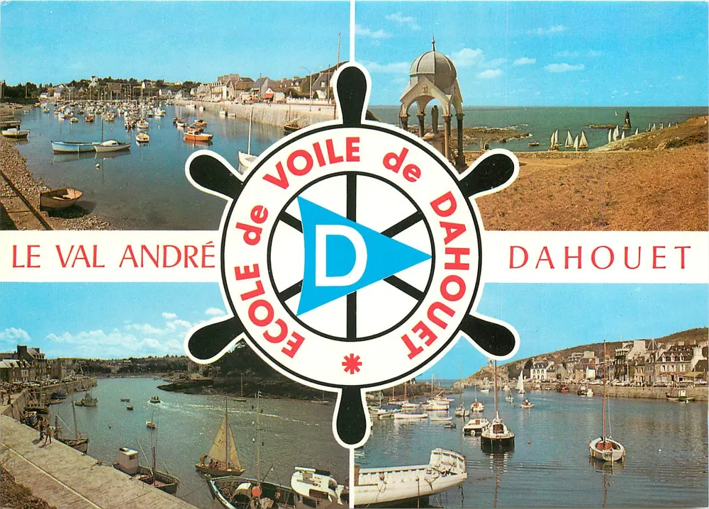 Porto de Dahouët — Escola de Vela de Dahouët — Le Val André - Frente