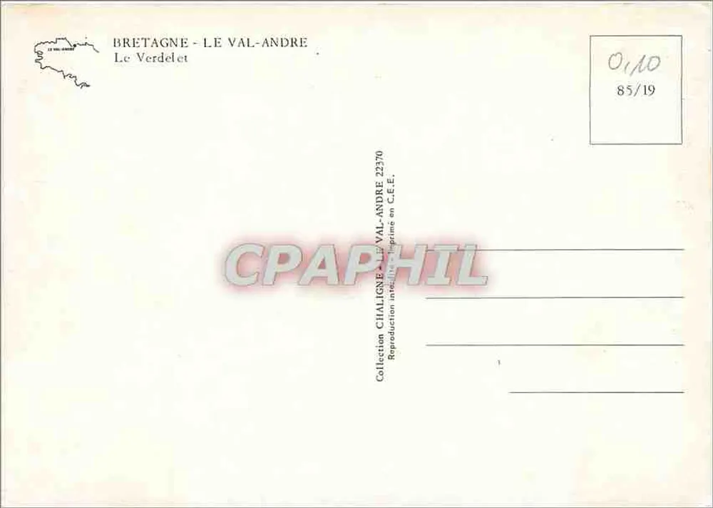 Le Val-André — Le Verdelet — kolekcja Chaligne - Rewers