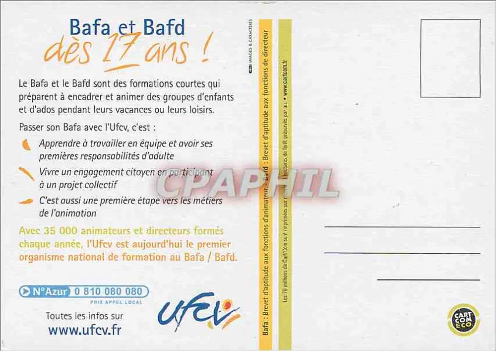 O Bafa é uma escolha — UFEV - Verso