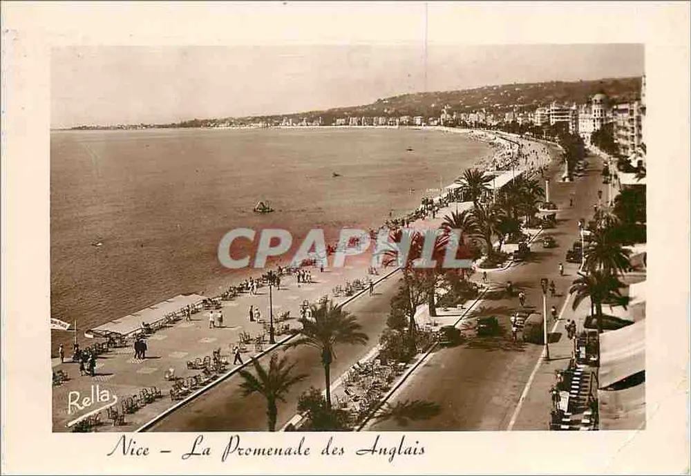 Nice - A Promenade dos Ingleses — Rella, editor - Frente