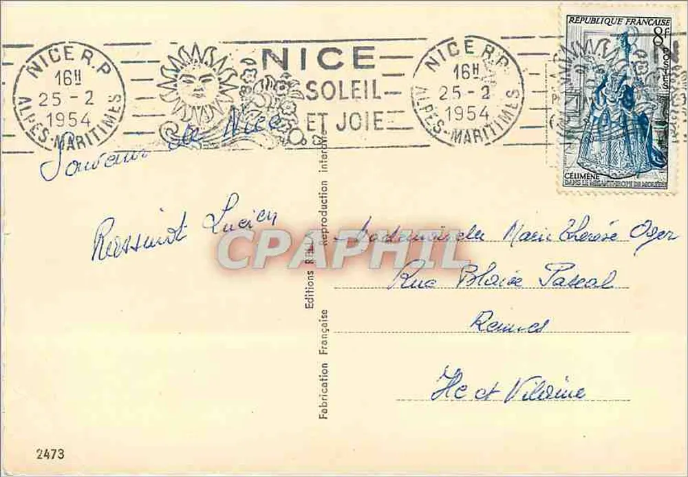 Nice - A Promenade dos Ingleses — Rella, editor - Verso