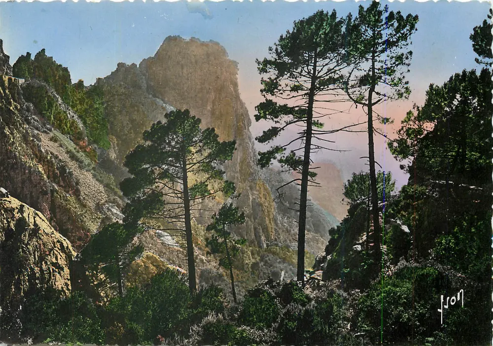 Piana (Korsyka) — "Calanche" — Wydawnictwo Sztuki, ul. Perfa, 15, ulica Francuska - Awers
