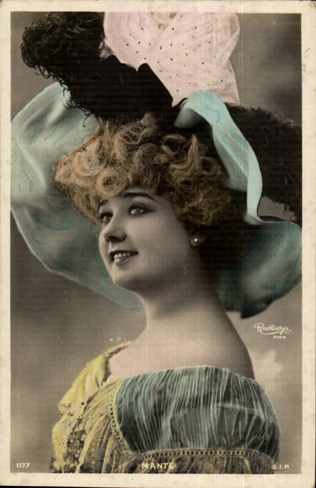 Mante — Portrait der Sängerin — Rawlinger, Paris, Nr. 1177 - Vorderseite