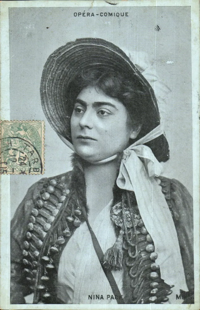 Nina Pack — Opéra-Comique — M. 33 - Vorderseite