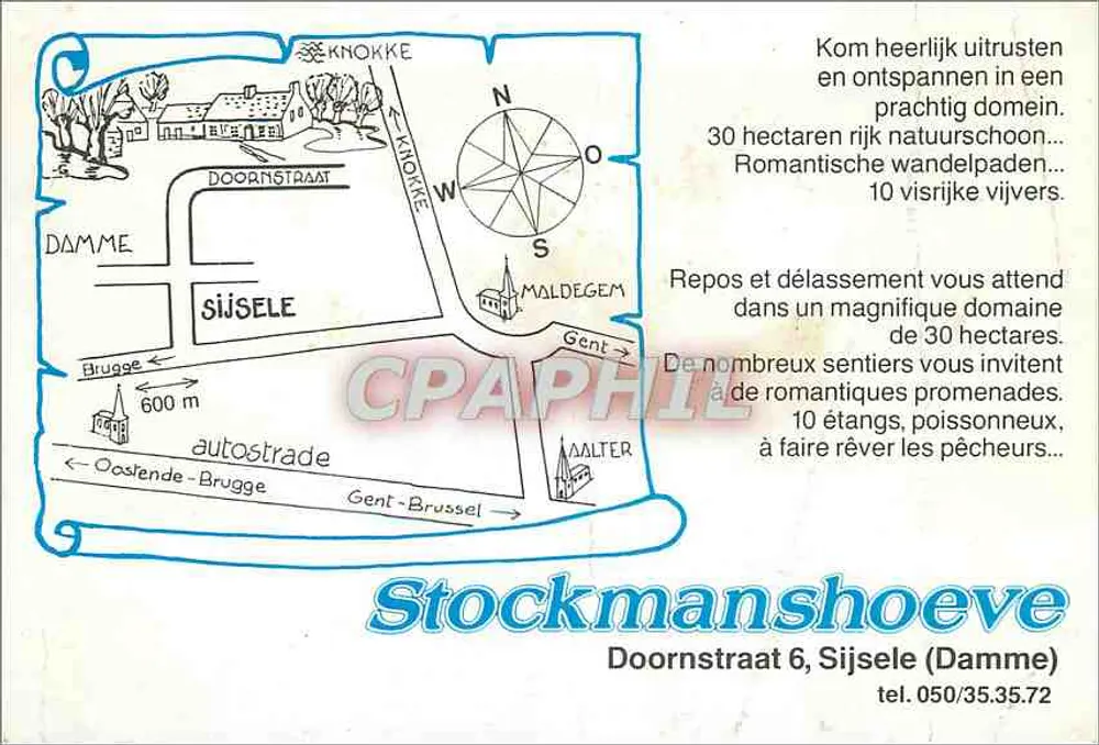 Stockmanskshoeve — Sijselé (Damme) — Verlag nicht sichtbar - Rückseite