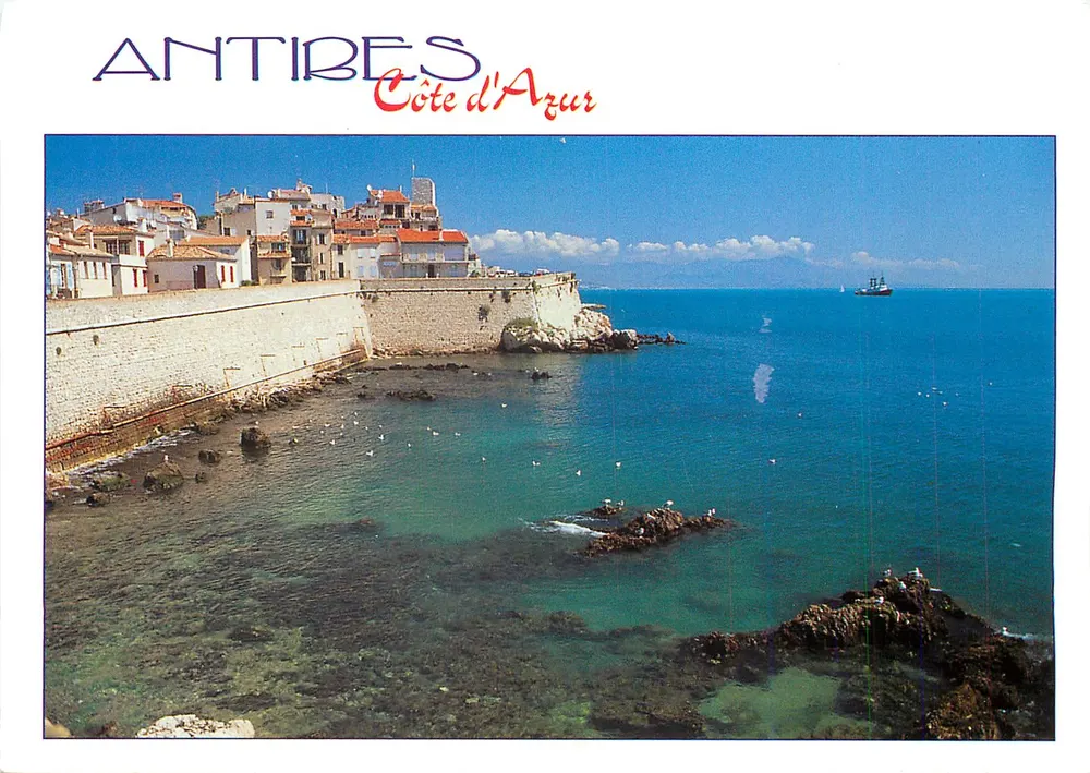 Antibes — Vista dos muros — Edições Photoguy - Frente