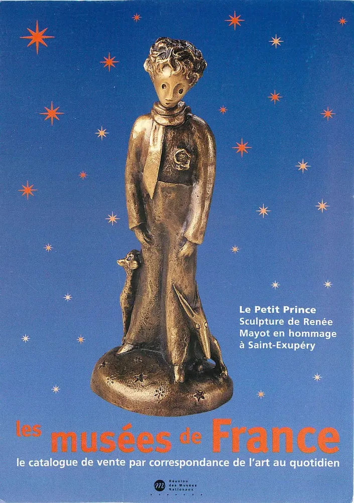 Der kleine Prinz — Skulptur von Renée Mayot in Tribut an Saint-Exupéry — Réunion des Musées Nationaux - Vorderseite