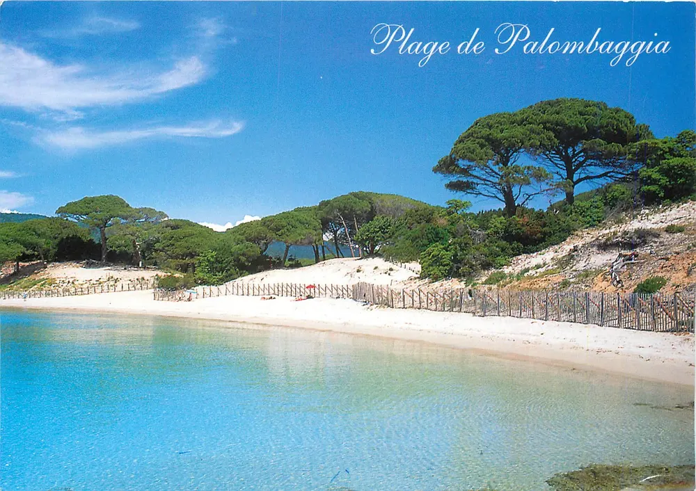 Praia de Palombaggia — Córsega — editor não visível - Frente