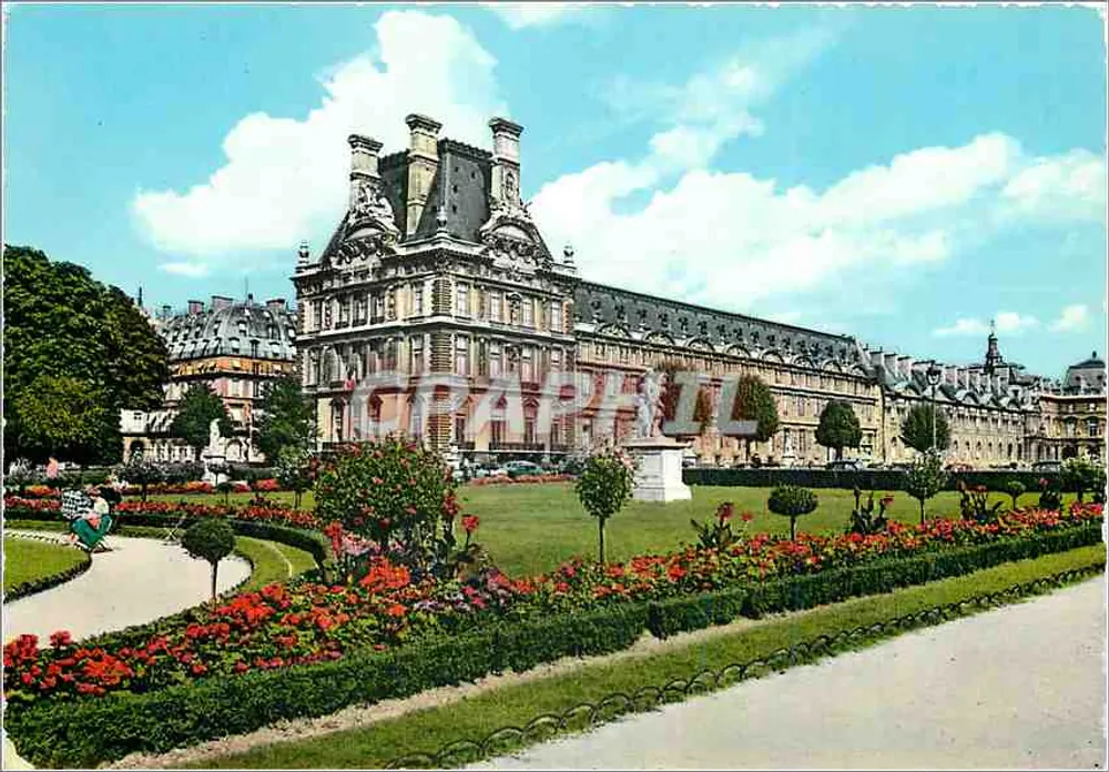 Paris — Le Louvre et le jardin des Tuileries — Imp. Edug, n° 11 - Recto