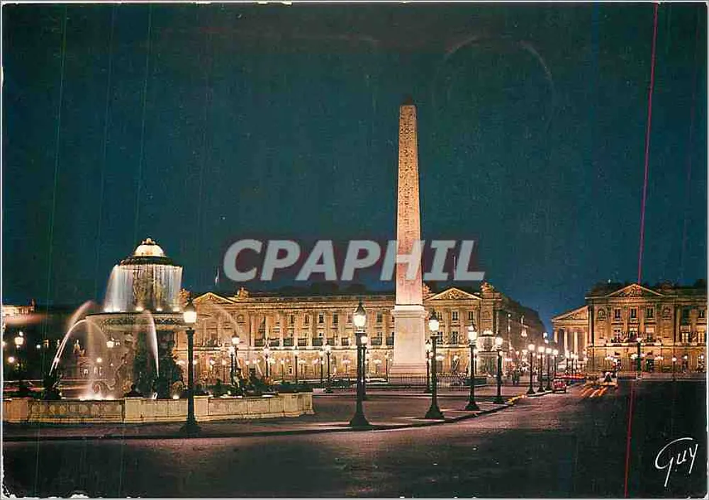 Place de la Concorde — Nacht — Editions "GUY" n°5469 - Vorderseite