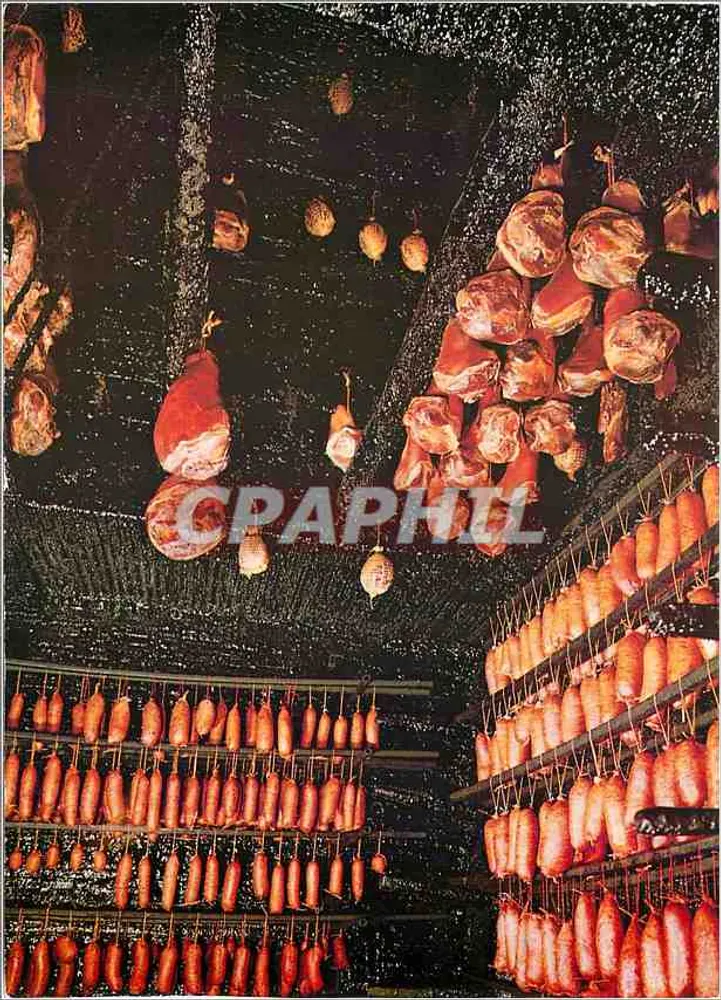 Interior de uma velha fazenda comtada — Éditions e Impressões Combier / Mâcon, n° 1090 - Frente