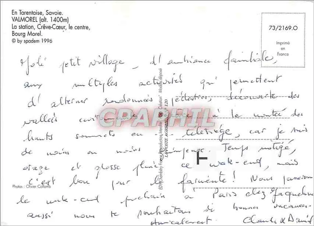 Valmoral — Le Pic du Nielard — Graphiti - Verso