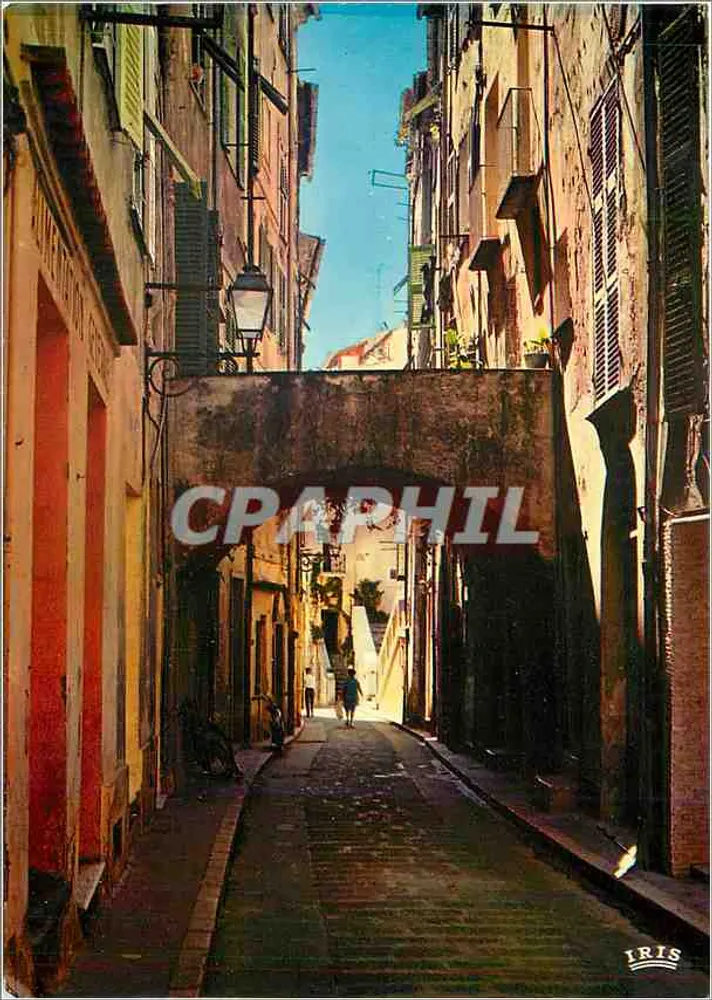 Menton - Die Longue Straße — Die Côte d'Azur, 'Perle Frankreichs' — Éditions Cimiez, Nizza - Vorderseite