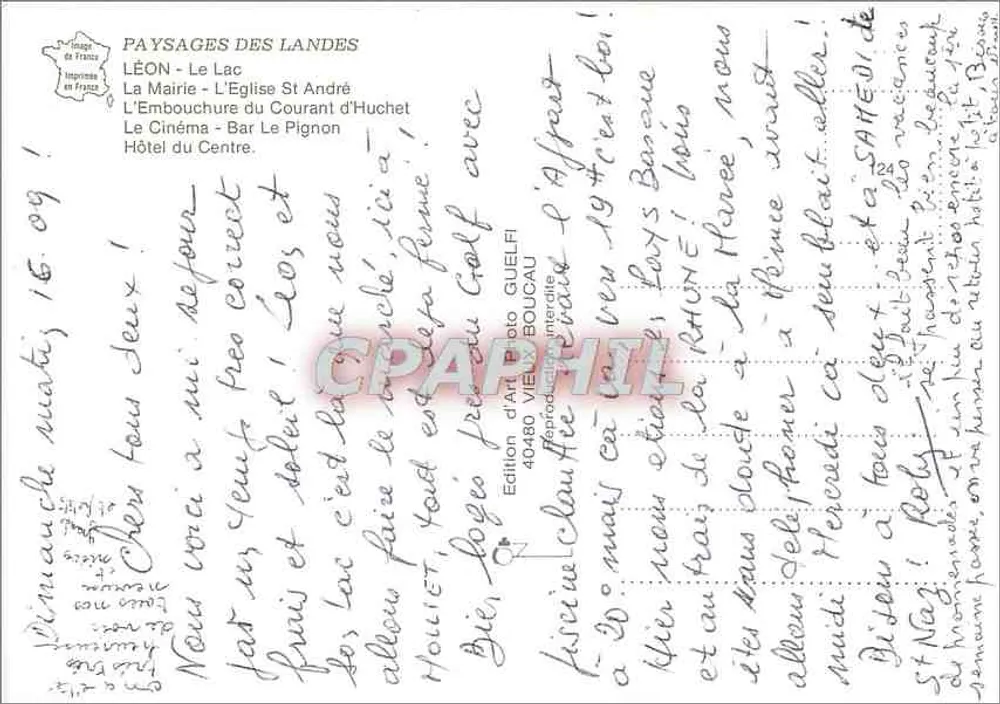 Léon — Paesaggi delle Landes — Guefi - Verso