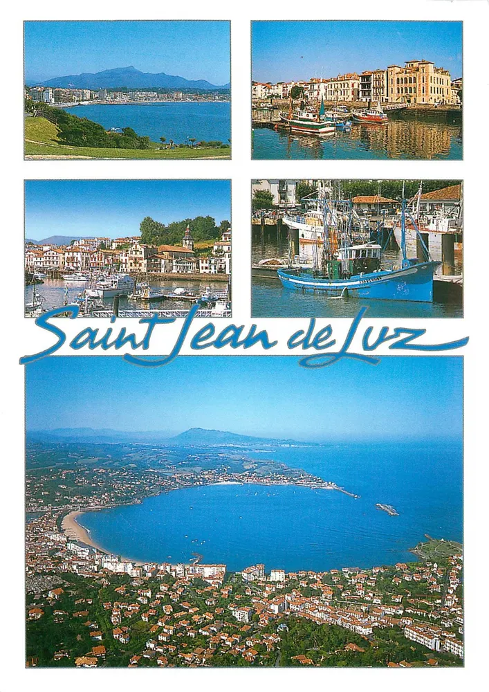 Saint Jean de Luz — ogólne widok i port — Wydawnictwo Lavielle - Awers