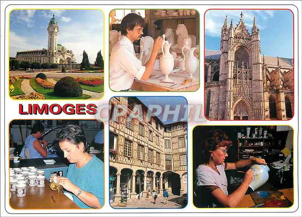 Limoges — Hauptstadt der Porzellanherstellung — Éditions TÉRÉC - Vorderseite