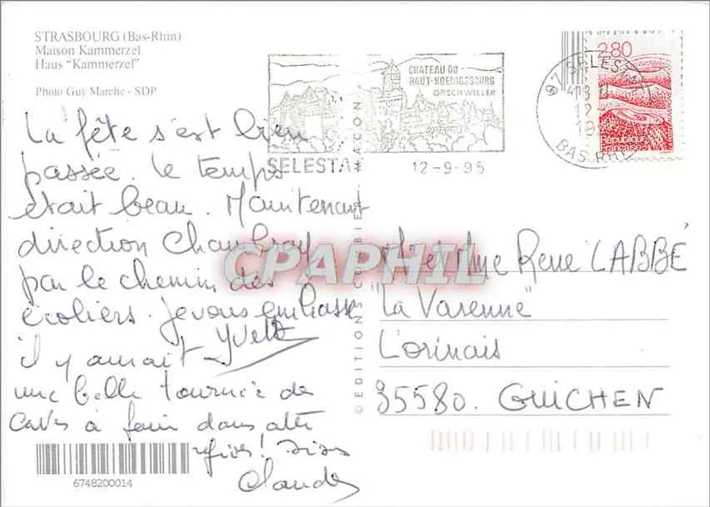 Estrasburgo — Casa Kammerzel — Edições SDP - Verso