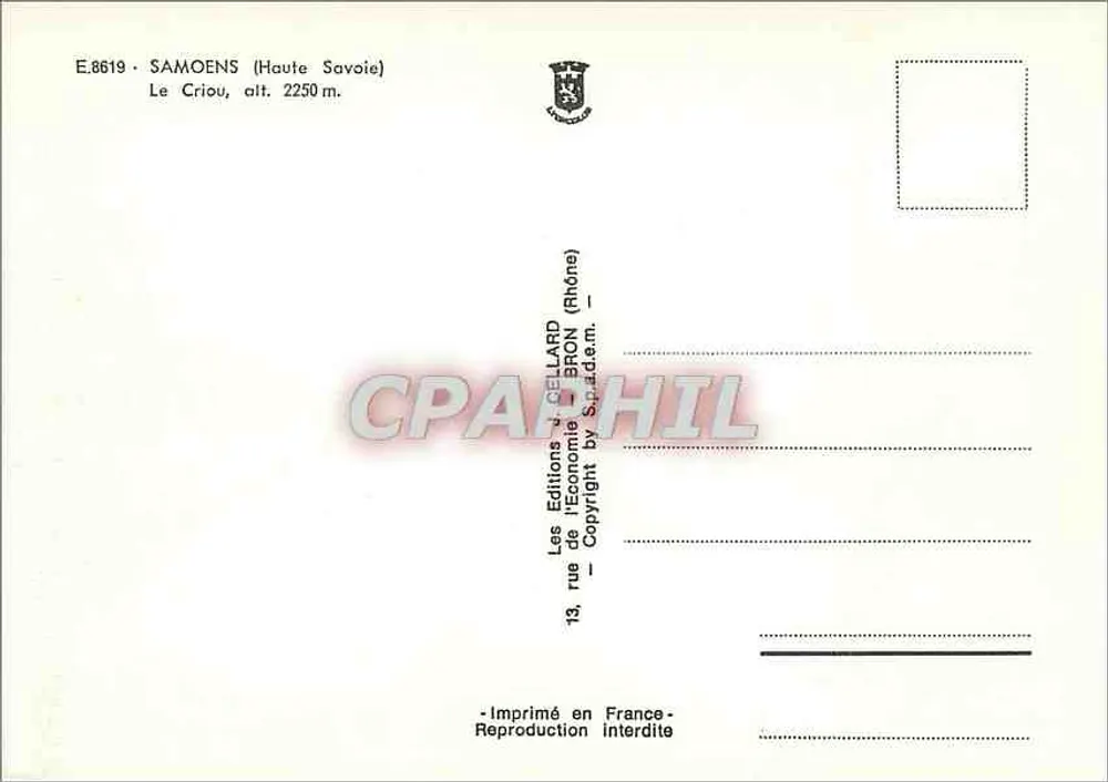 O Criou — Samoëns (Haute-Savoie) — Les Éditions de l'Économie - Verso