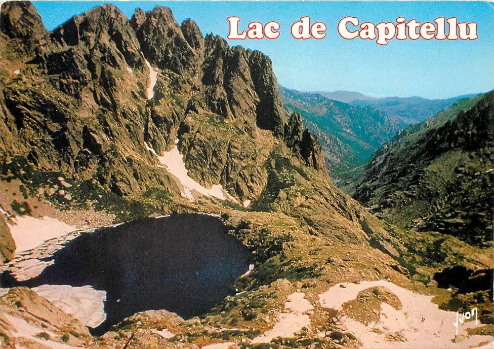 Lake Capitellu — Montes Rotondo, Corsica — Edities van kunst Yvon - Voorkant