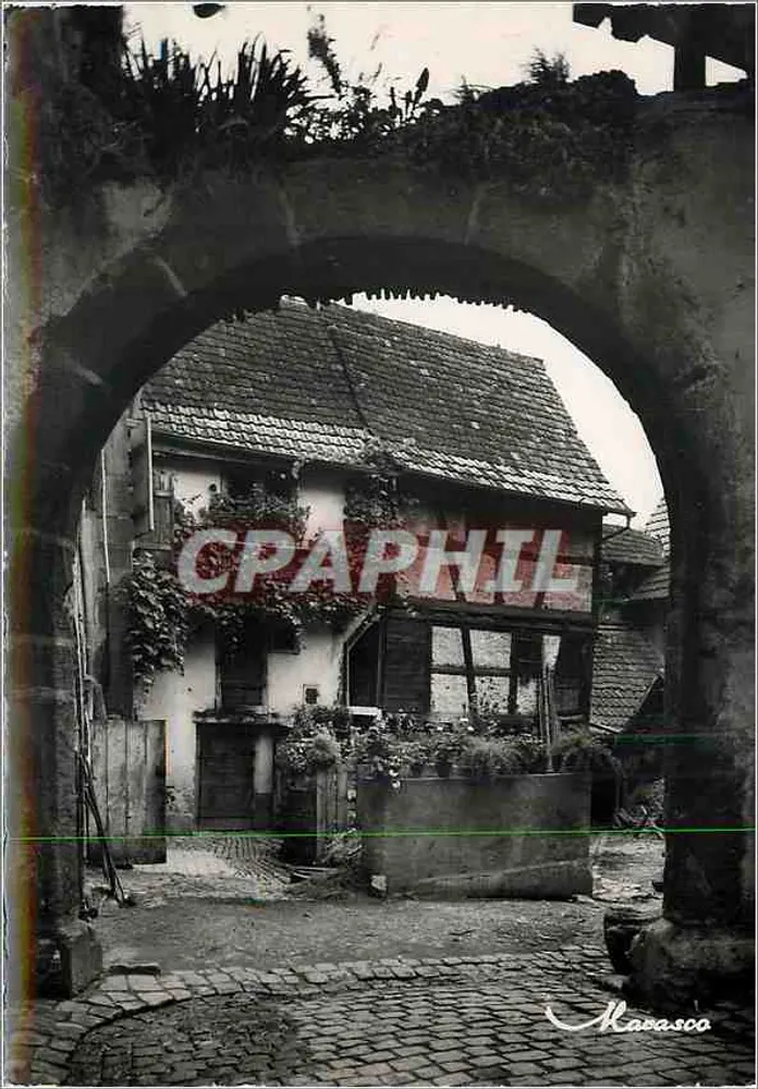 Riquewihr (Alsacia) — La Cour des Juifs — Ed. d'Art 'Maraasco' - Anverso