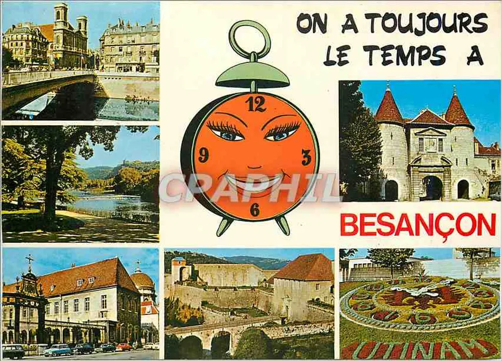 Besançon — Sempre há tempo em Besançon — Imprimeur Mâcon - Frente