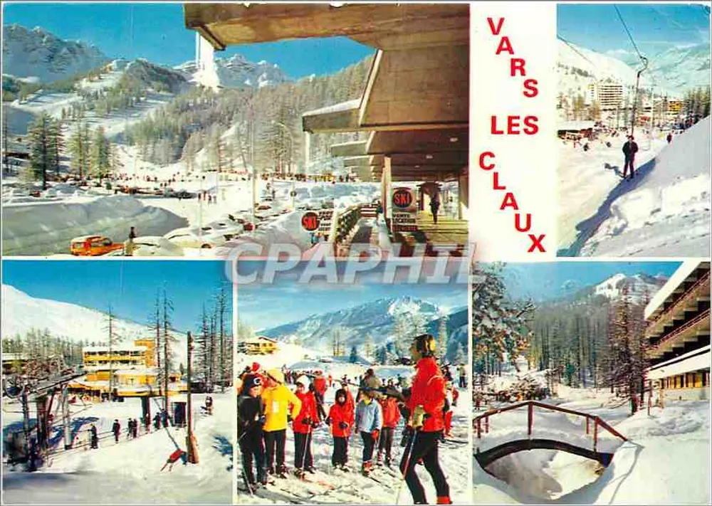 Vars-les-Claux — estação de esqui — Edições 'La Dégrome' - Frente