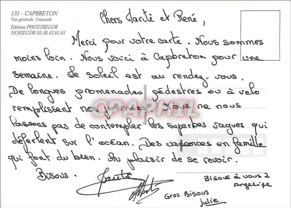 Capbreton — ogólny widok, most — wydawnictwo PHOTOSEGOR n°131 - Rewers