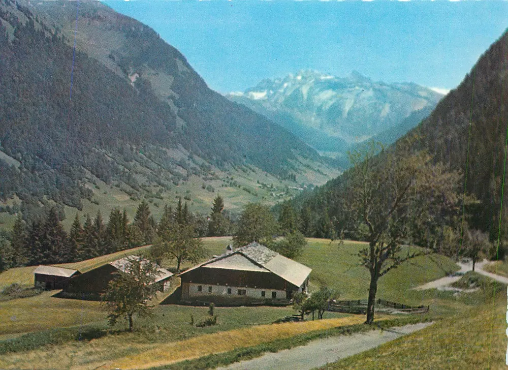 MORZINE (Haute-Savoie, Alt. 1 000 m) — Les Dents Blanches, Col de Coux (Grenze Frankreich-Schweiz) — Edition Offetcolor - Vorderseite
