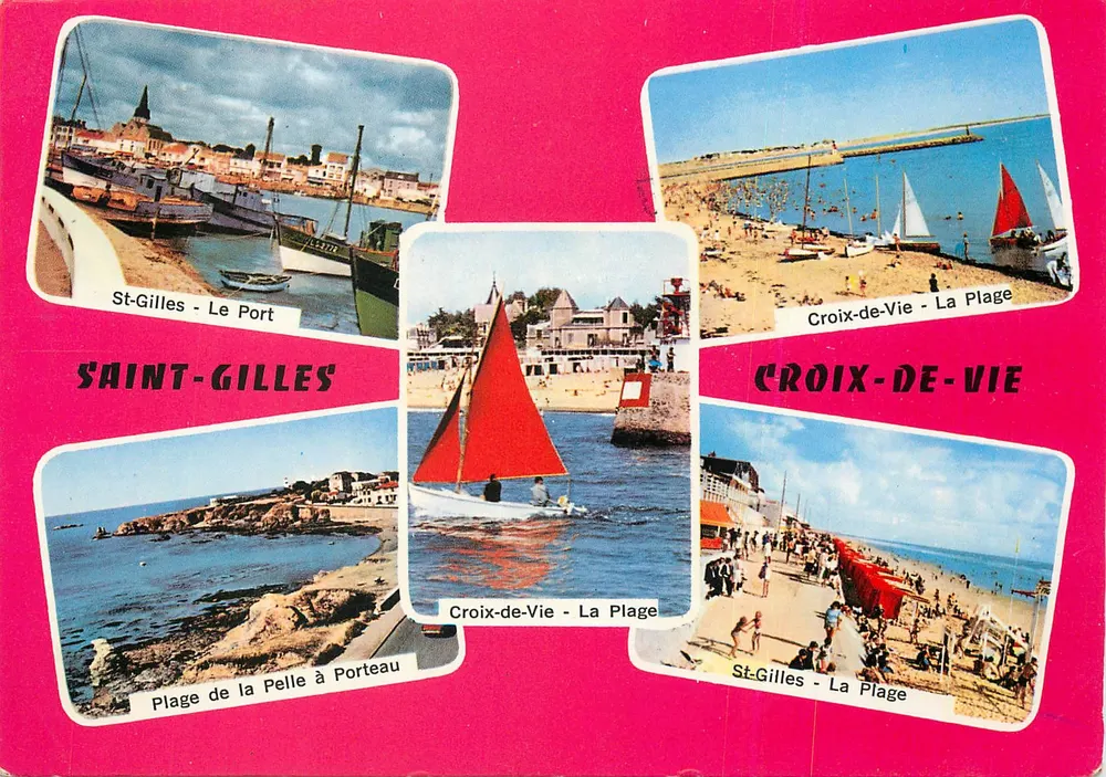 Saint-Gilles - Croix-de-Vie — Carte postale touristique — Éditions EABY - Frente