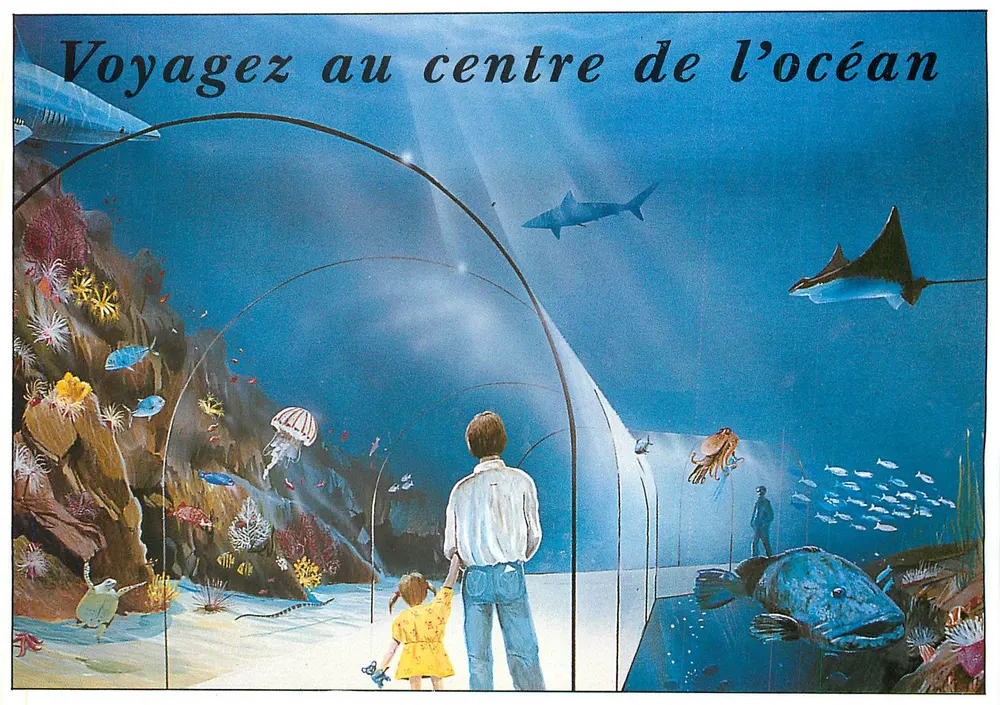 Viaje ao centro do oceano — O Océarium do Croisic — editor não visível - Frente