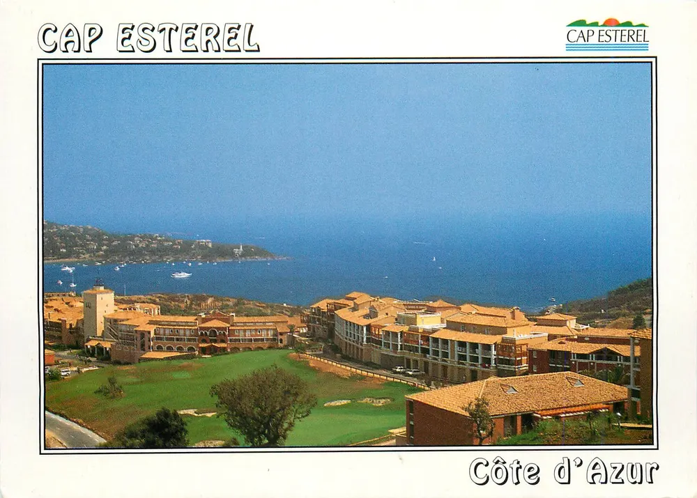 Cap Estérel — vista da enseada de Agay — editor CAP ESTEREL, série EXACHROME® - Frente