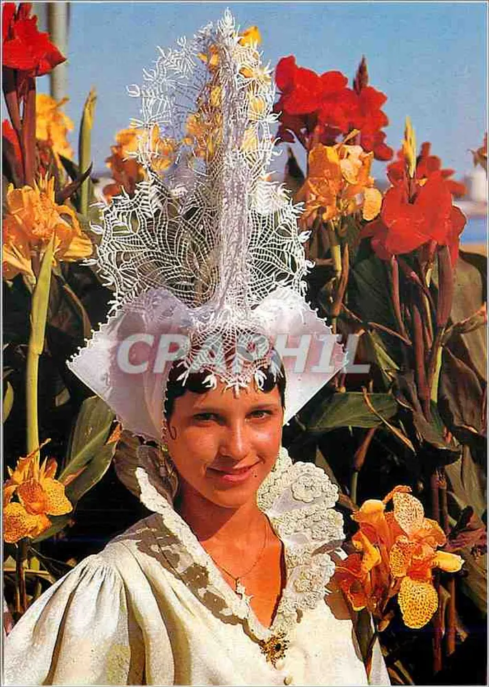 Folklore Frankreichs — La Vendée — Sablais-Kleidung — Éditions Artaud - Vorderseite