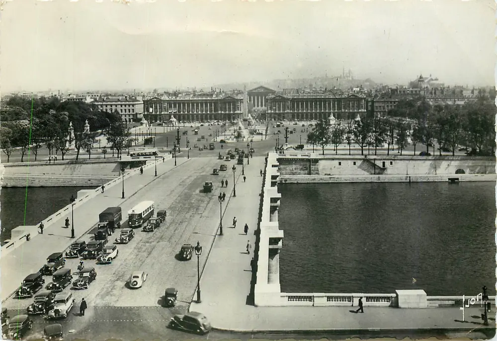 Paris — Brücke und Place de la Concorde — Les Éditions d'Art - Vorderseite