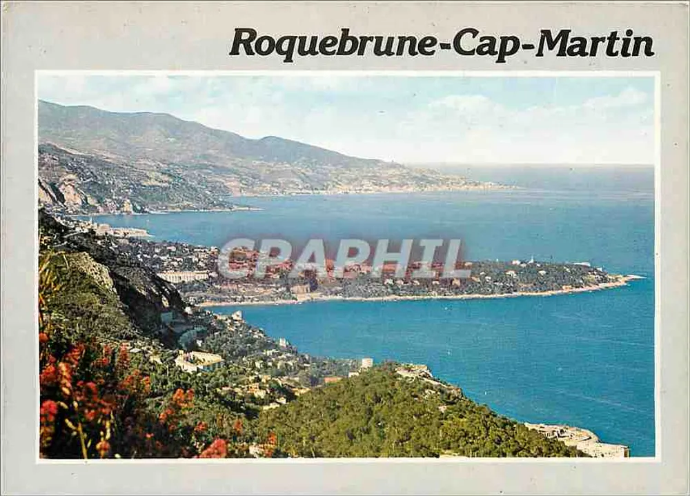Roquebrune-Cap-Martin — vista geral — Éditions S.M.D. Impressions Combier - Frente