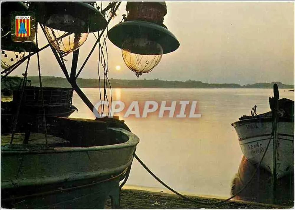 ला एस्काला (कोस्टा ब्रावा) - सूर्यास्त - एडिटर: एस्कुडो डे ओरो, संख्या 2130 - आगे