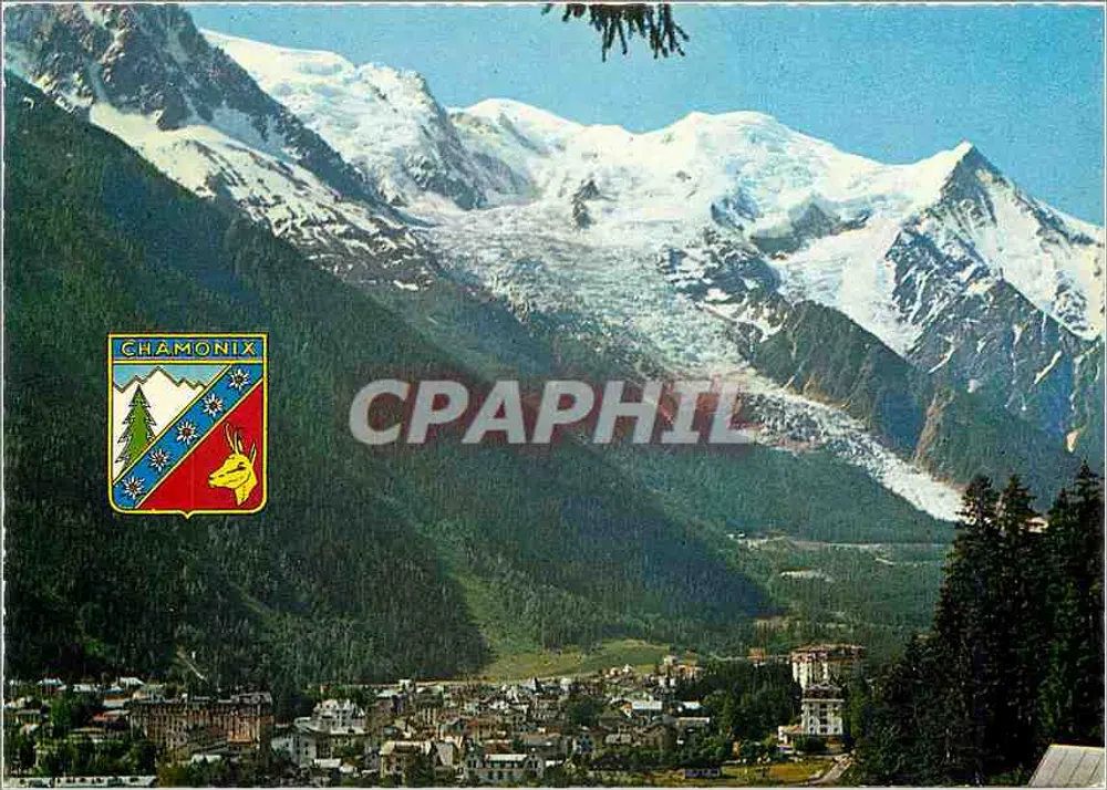 Chamonix — Vista geral do Mont-Blanc (4807 m) — Éditions La Capitale - Frente