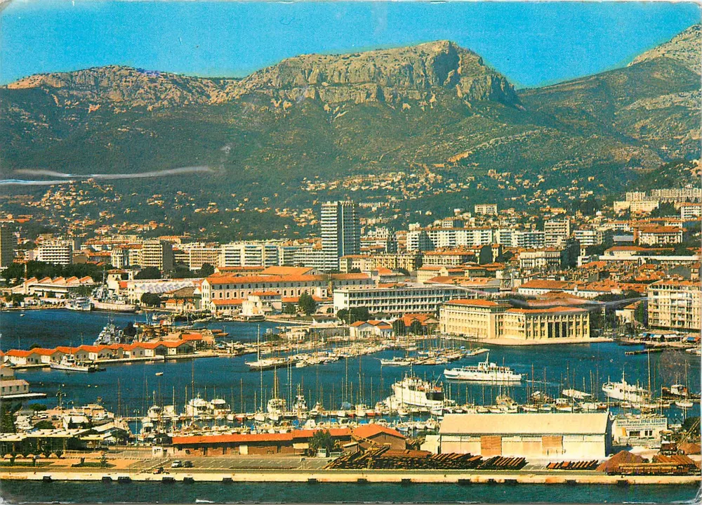 Toulon — Vista geral do porto — Les Éditions Chromo - Frente