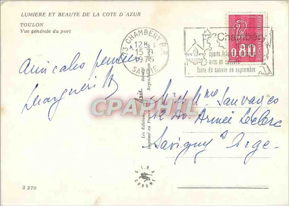 Toulon — Vista geral do porto — Les Éditions Chromo - Verso