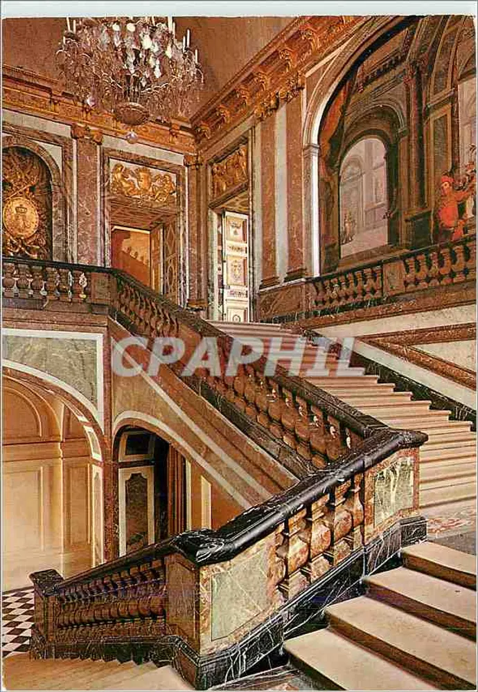 Versailles — A Escada da Rainha, 1781 — Éditions d'Art - Frente