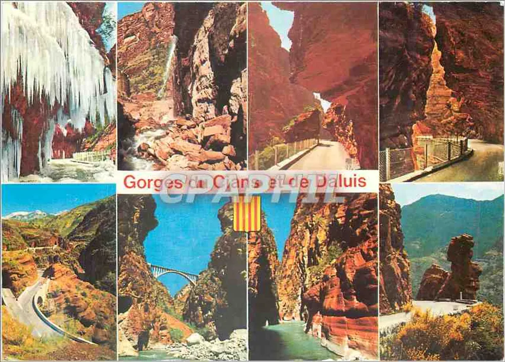 Gorges do Cians e de Daluis — Colagem de paisagens — Éditions Photoguiv - Frente
